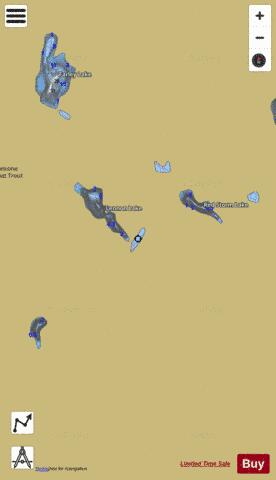 Wade Jr Lake depth contour Map - i-Boating App