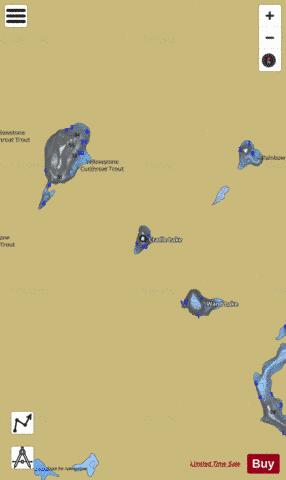 Cradle Lake depth contour Map - i-Boating App