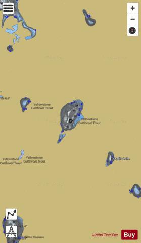 Lake Of The Clouds depth contour Map - i-Boating App