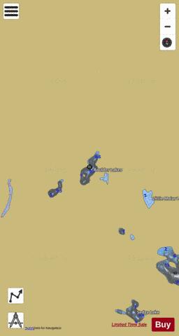 Boulder Lakes depth contour Map - i-Boating App