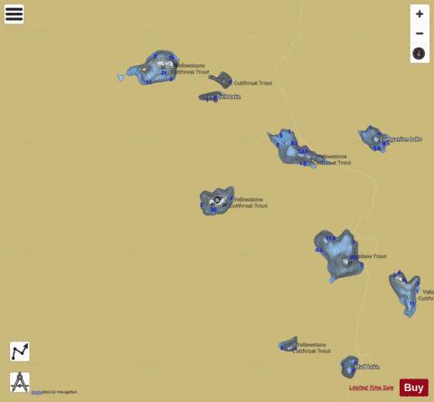 Ovis Lake depth contour Map - i-Boating App
