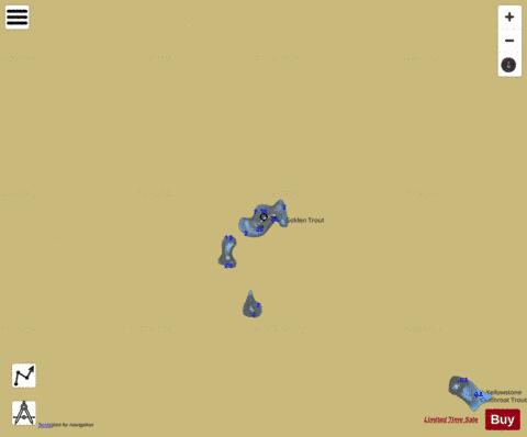Lake Mcknight depth contour Map - i-Boating App