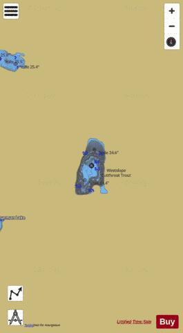 Minneopa Lake depth contour Map - i-Boating App