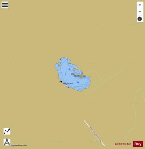 Duncan Lake depth contour Map - i-Boating App