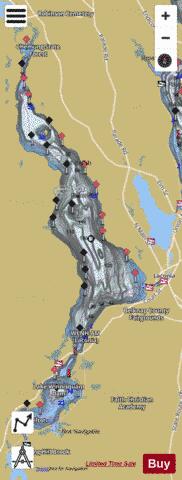 Lake Winnisquam depth contour Map - i-Boating App
