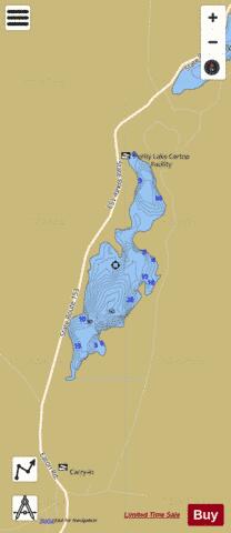 PURITY LAKE depth contour Map - i-Boating App