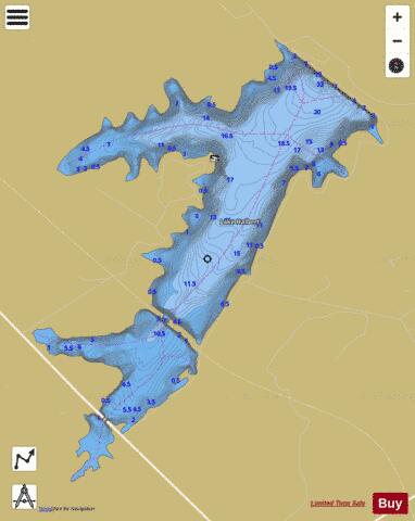 Halbert depth contour Map - i-Boating App