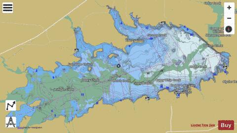 JimChapman depth contour Map - i-Boating App