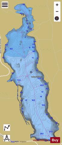 Striker depth contour Map - i-Boating App