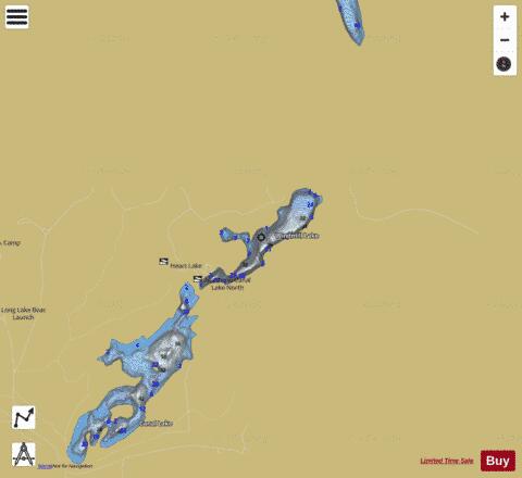 Windmill Lake depth contour Map - i-Boating App