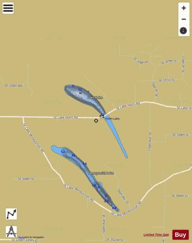 Lake Holm depth contour Map - i-Boating App
