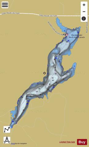 US_WA_17020015001400 depth contour Map - i-Boating App
