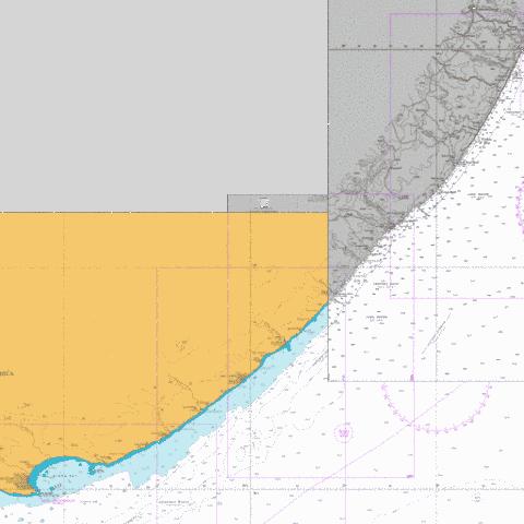 East London to Port S Johns Marine Chart - Nautical Charts App