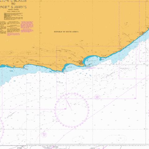 Cape St Francis to Great Fish Point Marine Chart - Nautical Charts App