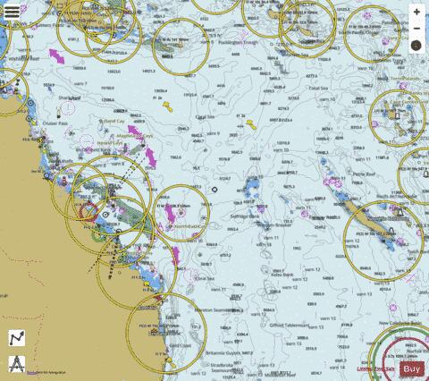 Coral Sea Marine Chart - Nautical Charts App