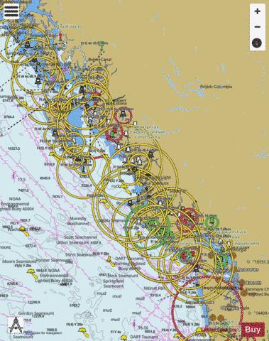 Pacific Coast - Vancouver Island East & West - Haida Gwaii Marine Chart - Nautical Charts App