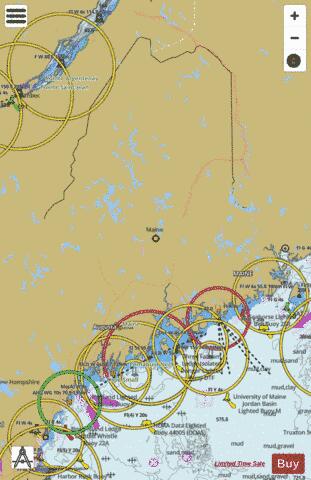 Maine Fishing Maps Marine Chart - Nautical Charts App