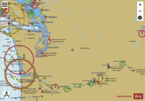 Washington Fishing Maps Marine Chart - Nautical Charts App