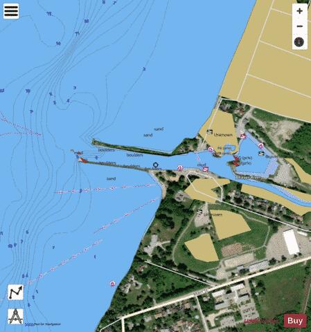 BEAVERTON HARBOUR Marine Chart - Nautical Charts App - Satellite