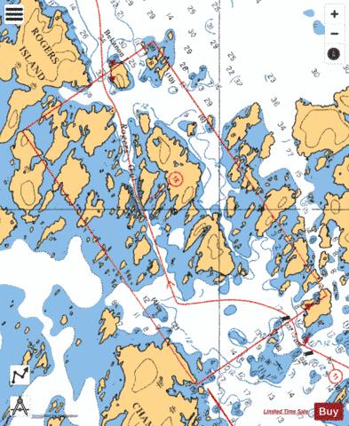 ROGERS GUT Marine Chart - Nautical Charts App - Satellite