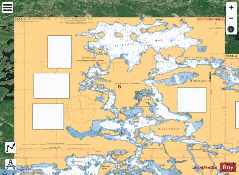 MCGREGOR BAY - 2206-3 Marine Chart - Nautical Charts App - Satellite