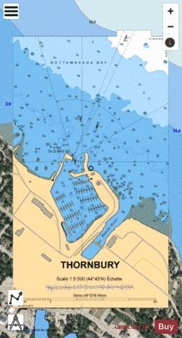 THORNBURY Marine Chart - Nautical Charts App - Satellite