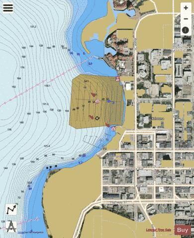 OKANAGAN LAKE - KELOWNA YACHT CLUB Marine Chart - Nautical Charts App - Satellite