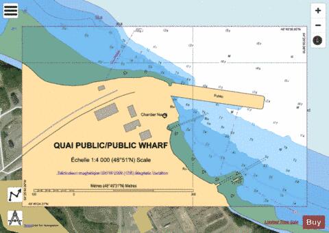 QUAI PUBLIC/PUBLIC WHARF,NU Marine Chart - Nautical Charts App - Satellite