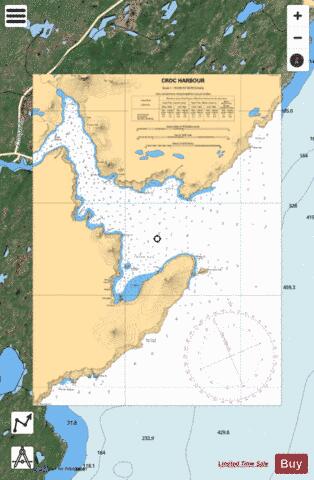 CROC HARBOUR,NU Marine Chart - Nautical Charts App - Satellite