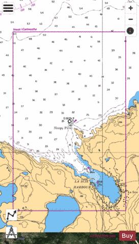 LA SCIE HARBOUR Marine Chart - Nautical Charts App - Satellite