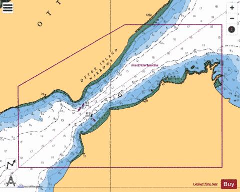 OTTER ISLAND NARROWS Marine Chart - Nautical Charts App - Satellite