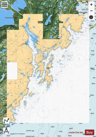BURIN INLET AND APPROACHES / ET LES APPROCHES Marine Chart - Nautical Charts App - Satellite