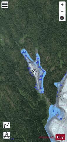 Little Calais Lake depth contour Map - i-Boating App - Satellite