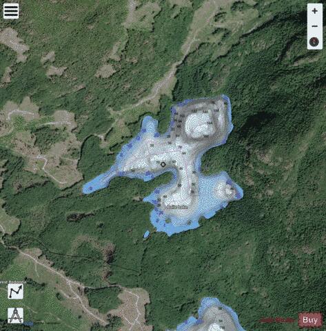 Baile Lake depth contour Map - i-Boating App - Satellite