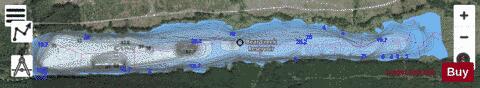 Bear Creek Reservoir depth contour Map - i-Boating App - Satellite
