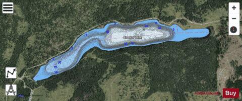 Bleeker Lake depth contour Map - i-Boating App - Satellite