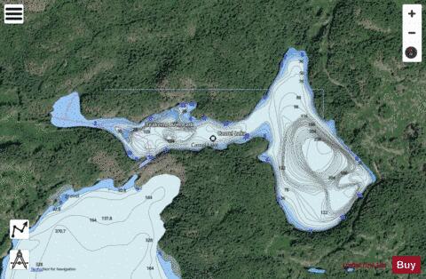 Cassel Lake depth contour Map - i-Boating App - Satellite