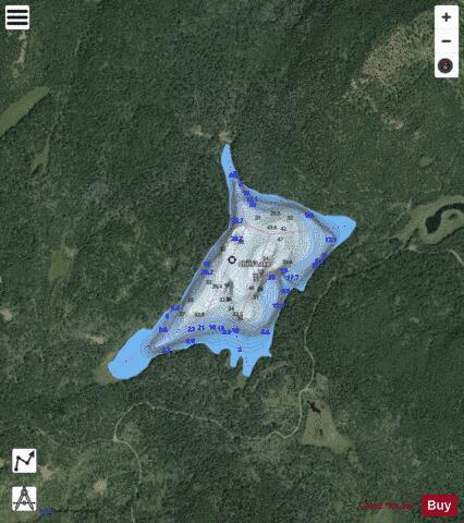 Chris Lake depth contour Map - i-Boating App - Satellite