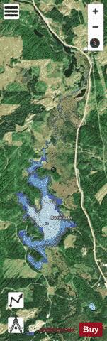 Davie Lake depth contour Map - i-Boating App - Satellite