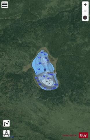 Dunlevy Lake depth contour Map - i-Boating App - Satellite