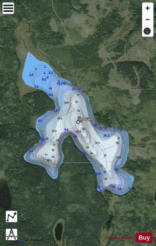 Elwin Lake depth contour Map - i-Boating App - Satellite