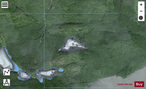 Estero Lake # 3 depth contour Map - i-Boating App - Satellite