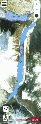 Fortress Lake depth contour Map - i-Boating App - Satellite