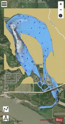 Hatzic Lake depth contour Map - i-Boating App - Satellite