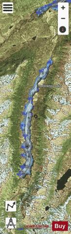 Hotlesklwa Lake depth contour Map - i-Boating App - Satellite
