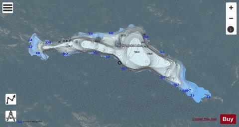 Iltasyuko Lake depth contour Map - i-Boating App - Satellite