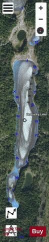 Kentucky Lake depth contour Map - i-Boating App - Satellite