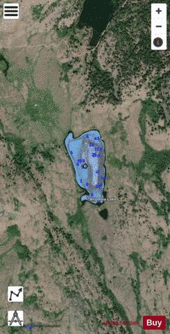 Kilpoola Lake depth contour Map - i-Boating App - Satellite