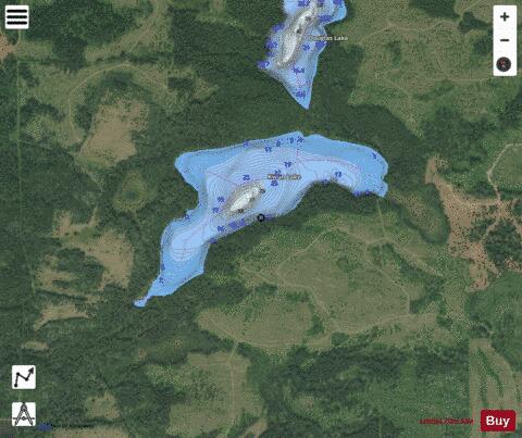 Kwun Lake depth contour Map - i-Boating App - Satellite