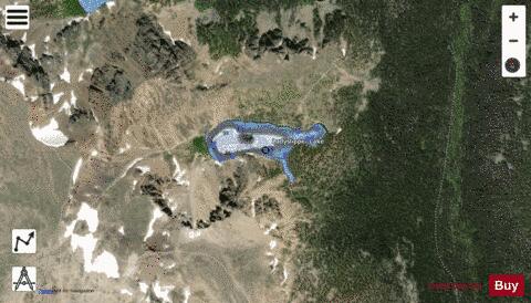 Ladyslipper Lake depth contour Map - i-Boating App - Satellite